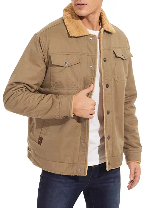 Jas met Sherpa - Waterdicht - Met fleece gevoerd - Winterjas - Herenjas-Boetiek Moda