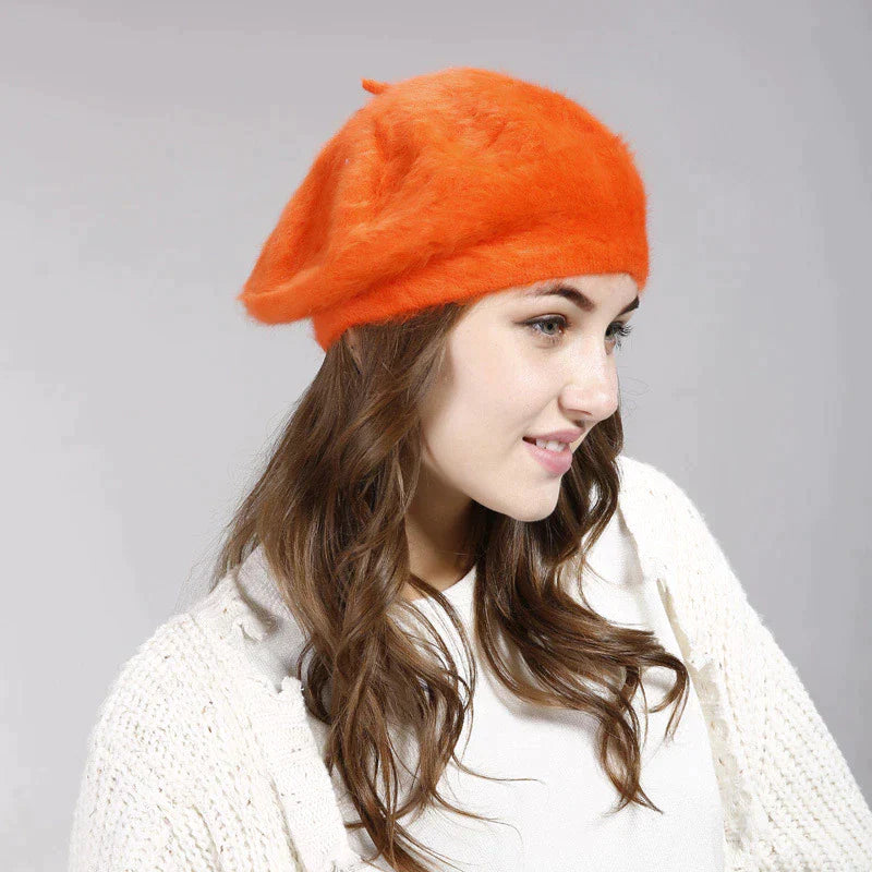 Jenna Beret Hat | Blijf knus en chique op koude winterdagen met deze stijlvolle baret hoed-Boetiek Moda