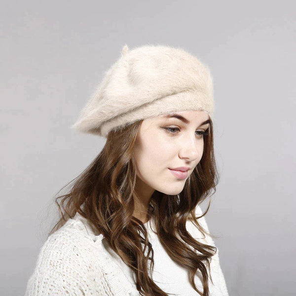 Jenna Beret Hat | Blijf knus en chique op koude winterdagen met deze stijlvolle baret hoed-Boetiek Moda