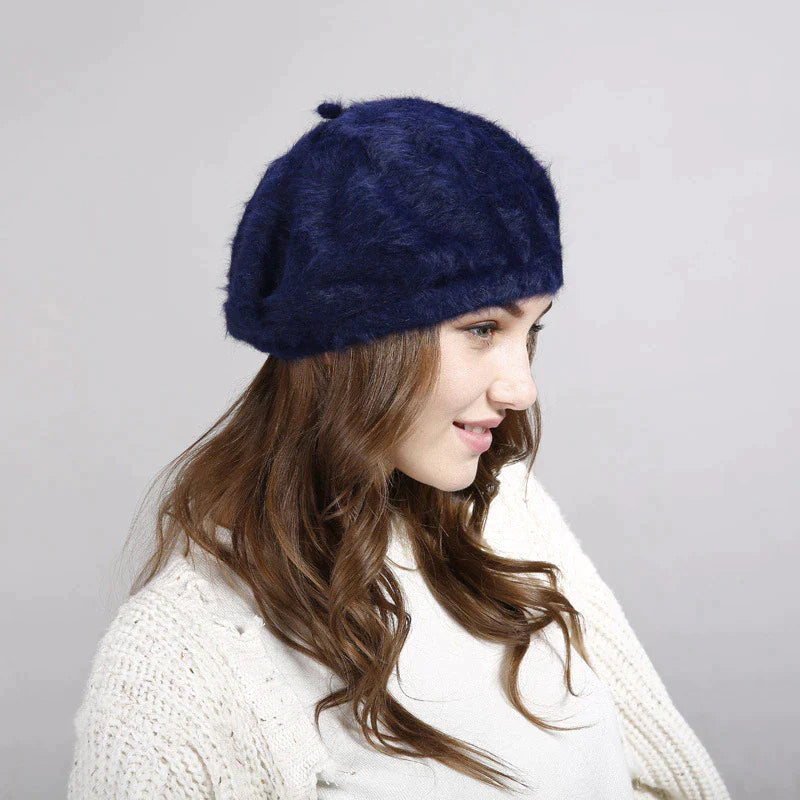 Jenna Beret Hat | Blijf knus en chique op koude winterdagen met deze stijlvolle baret hoed-Boetiek Moda