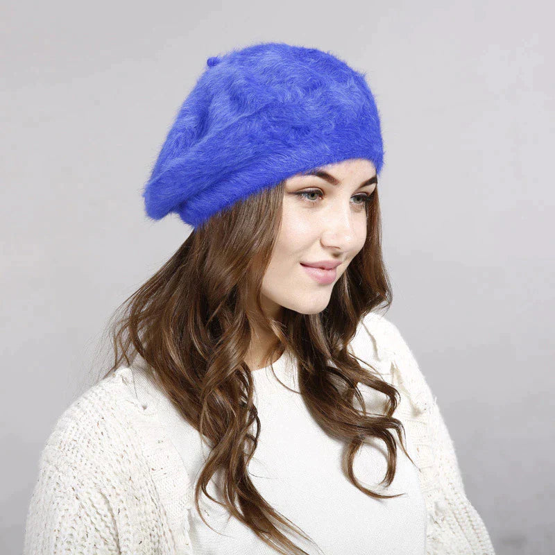 Jenna Beret Hat | Blijf knus en chique op koude winterdagen met deze stijlvolle baret hoed-Boetiek Moda