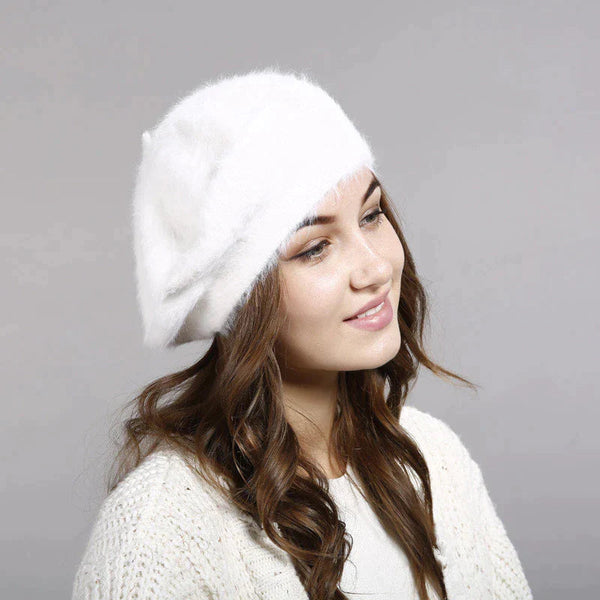 Jenna Beret Hat | Blijf knus en chique op koude winterdagen met deze stijlvolle baret hoed-Boetiek Moda