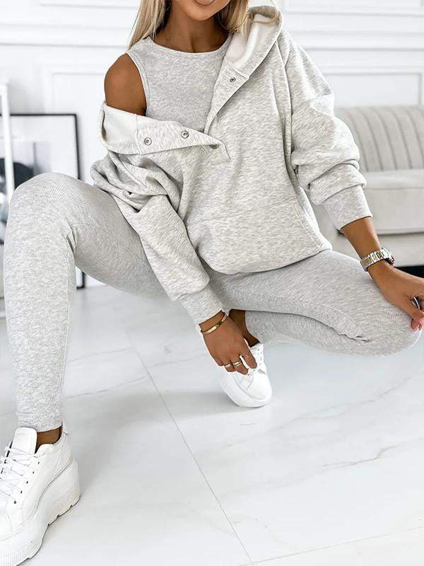 Joggerset | Oversized Hoodie | Leggings | Loungewear Set | Dameskleding-Boetiek Moda