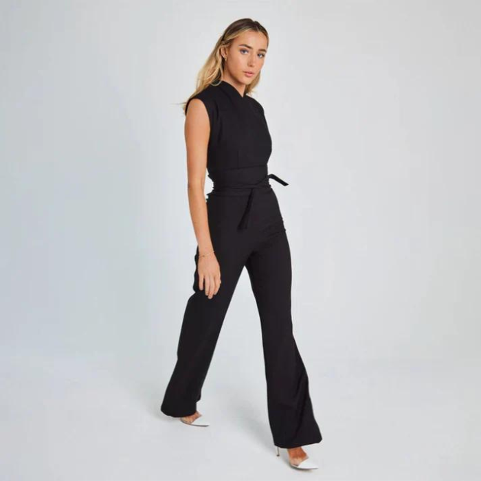 Jumpsuit, Mouwloos, Wijde pijpen, Elegant Jumpsuit, Dameskleding-Boetiek Moda