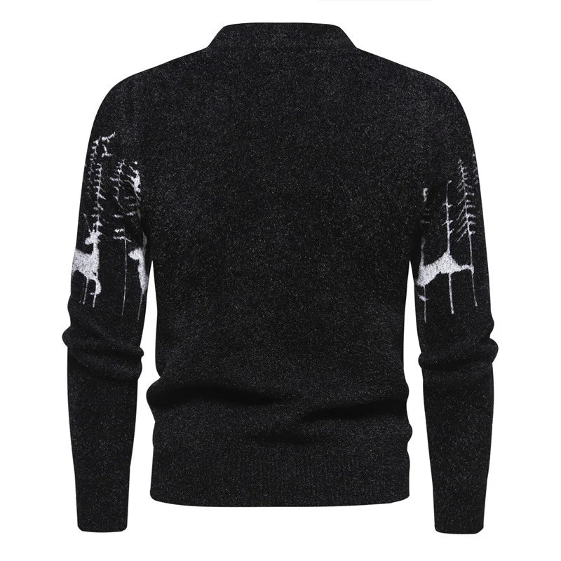 Jun - Premium Herensweater in Kerstlook-Boetiek Moda