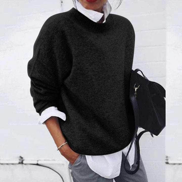 Kasjmier Trui | Ronde Hals | Oversized | Trui | Knitwear Dames-Boetiek Moda