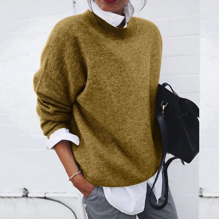 Kasjmier Trui | Ronde Hals | Oversized | Trui | Knitwear Dames-Boetiek Moda