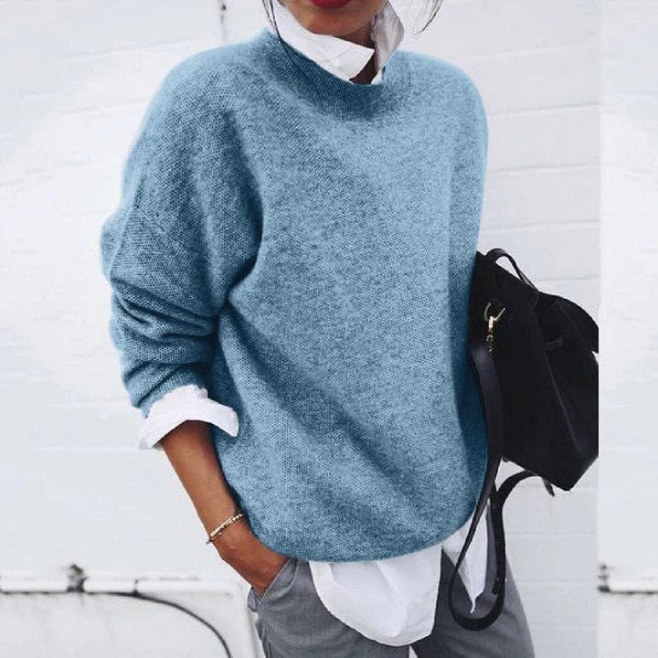 Kasjmier Trui | Ronde Hals | Oversized | Trui | Knitwear Dames-Boetiek Moda