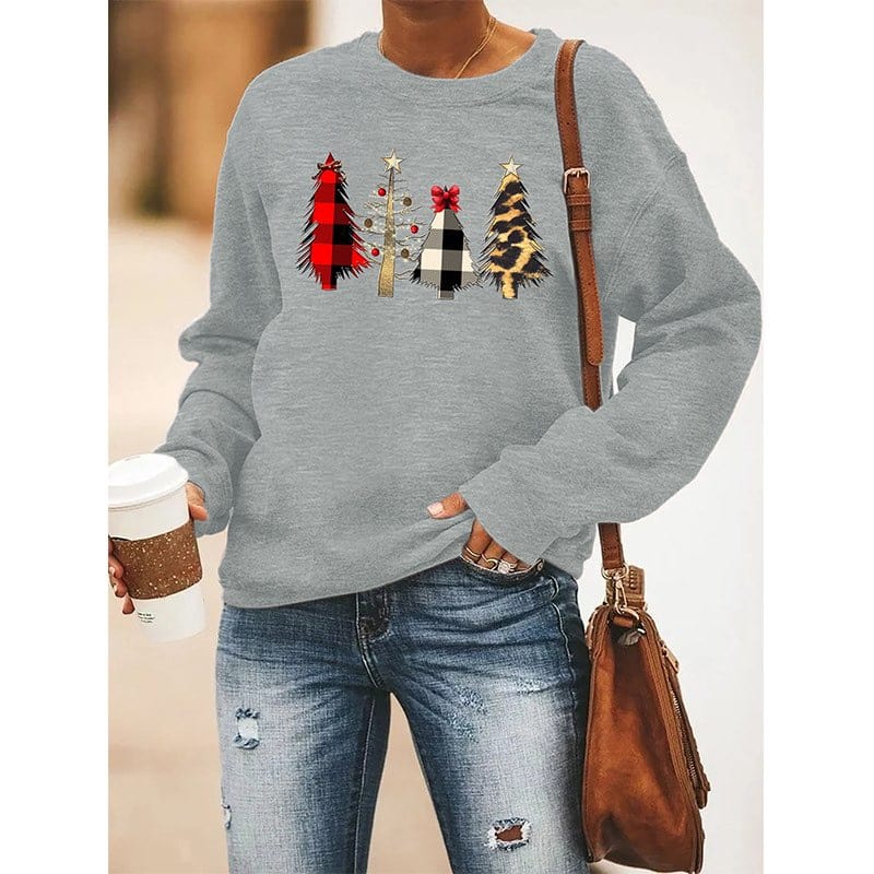 Kerst Sweatshirt | Casual | Loose Fit | Kerst Trui | Damesspring-Boetiek Moda