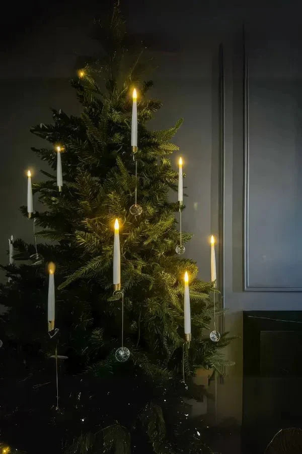 Kerstboomkaarsen - Draadloze LED-kaars kerstboomverlichting met Clip-On-Boetiek Moda