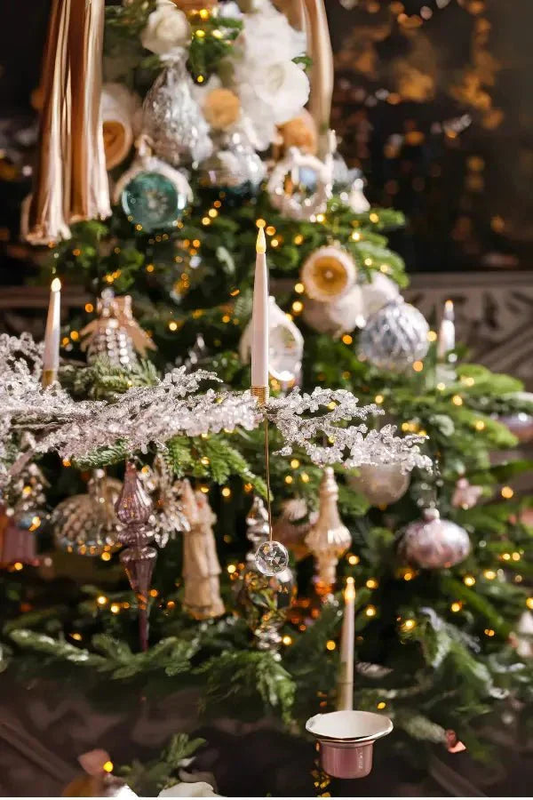 Kerstboomkaarsen - Draadloze LED-kaars kerstboomverlichting met Clip-On-Boetiek Moda