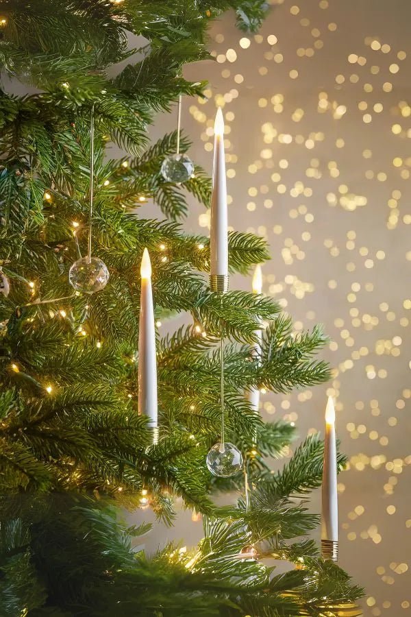 Kerstboomkaarsen - Draadloze LED-kaars kerstboomverlichting met Clip-On-Boetiek Moda