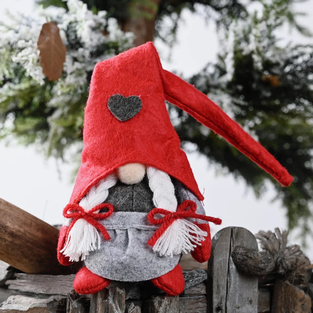 Kerstkabouters - Vilt - Tomte-kabouters - Scandinavische kabouters - Kerstversiering-Boetiek Moda