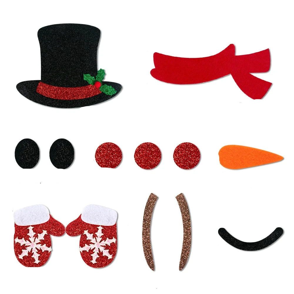 Kerststickers - Feestelijke Kerst Deur Muur Raam Stickers-Boetiek Moda