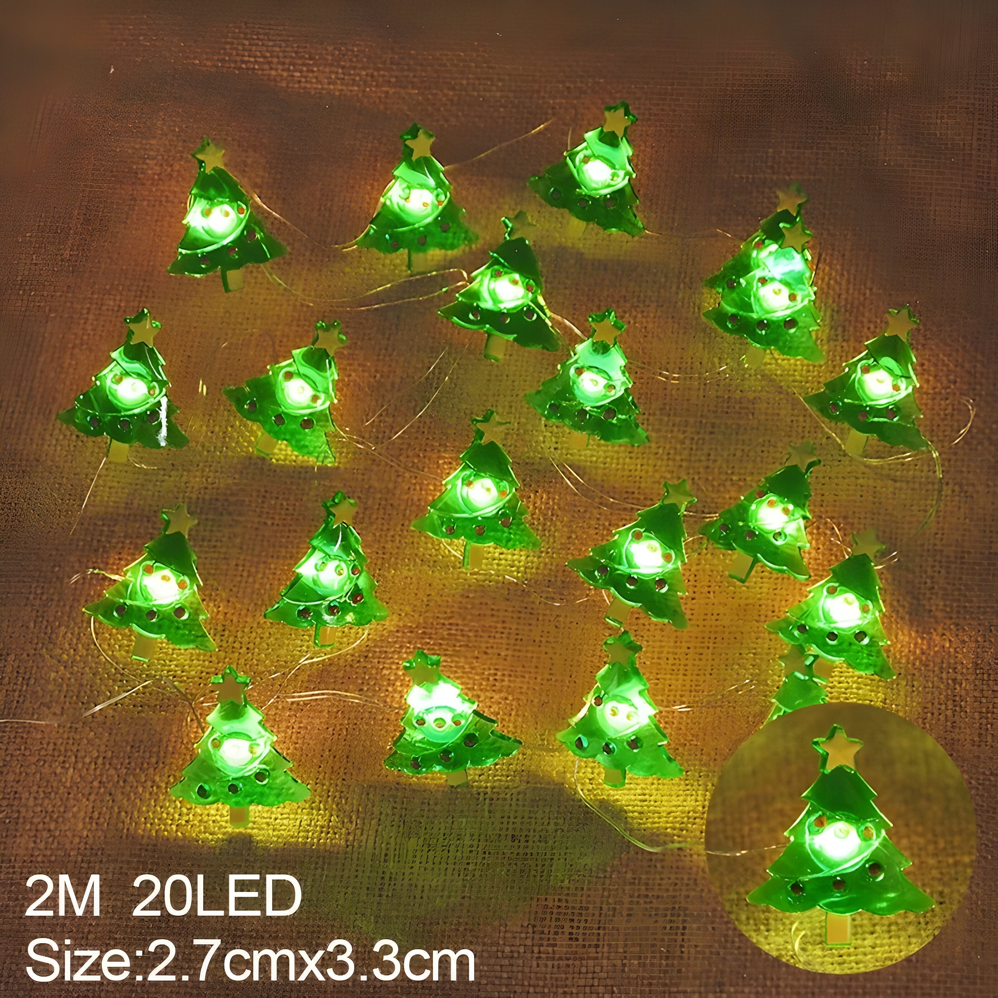 Kerstverlichting - Feestelijke LED-kerstversiering met lichtslingers-Boetiek Moda