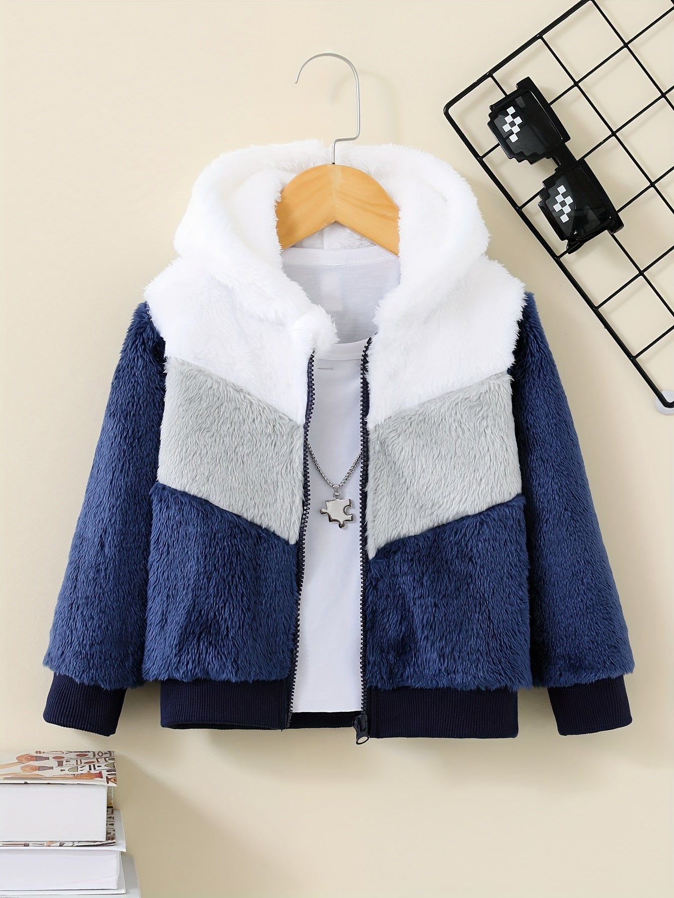 Kinderjassen - Capuchon - Bont - Fleecejas voor kinderen - Kinderjas-Boetiek Moda