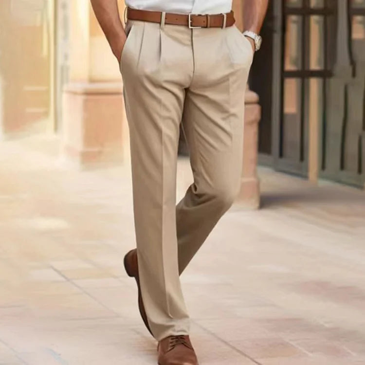 Kledingbroeken | Smart casual | Rechte pijpen | Zakelijke broeken | Herenbroeken-Boetiek Moda