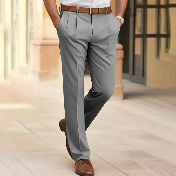 Kledingbroeken | Smart casual | Rechte pijpen | Zakelijke broeken | Herenbroeken-Boetiek Moda