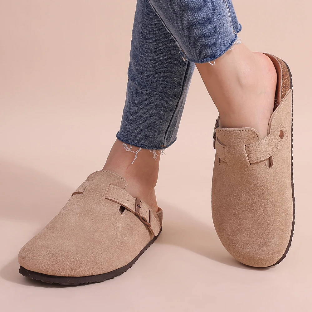 Klompen | Instappers | Suède | Orthopedische Schoenen | Klompen voor dames-Boetiek Moda