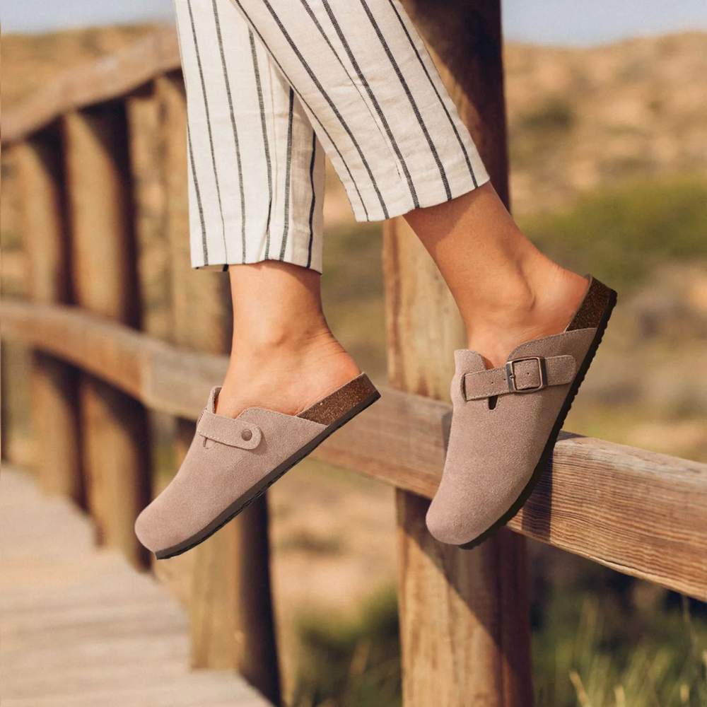 Klompen | Instappers | Suède | Orthopedische Schoenen | Klompen voor dames-Boetiek Moda