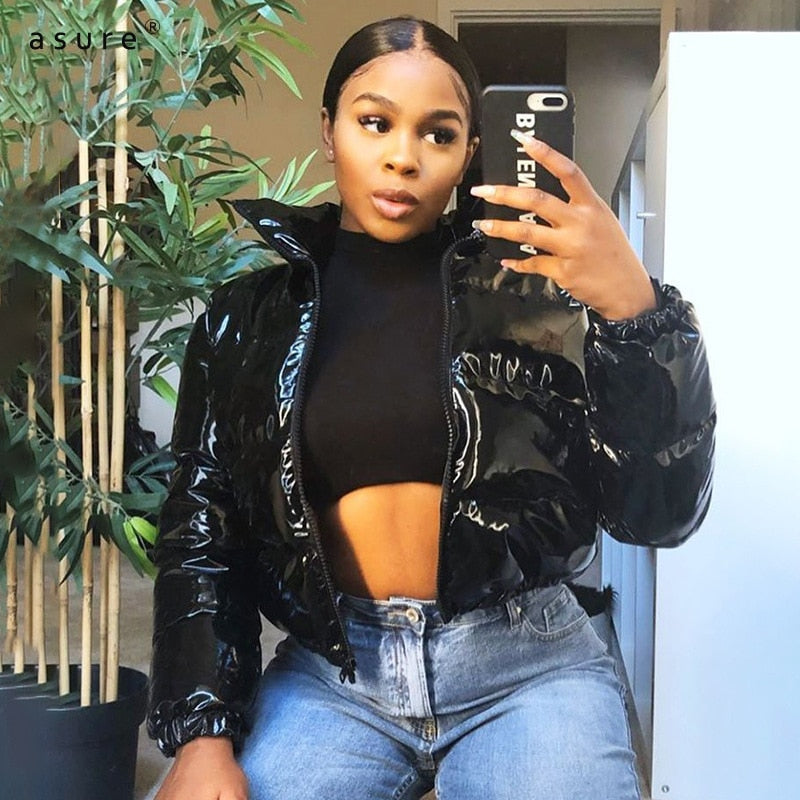 Kort pufferjack - Kort - Ritssluiting - Winterjas - Dames pufferjack-Boetiek Moda