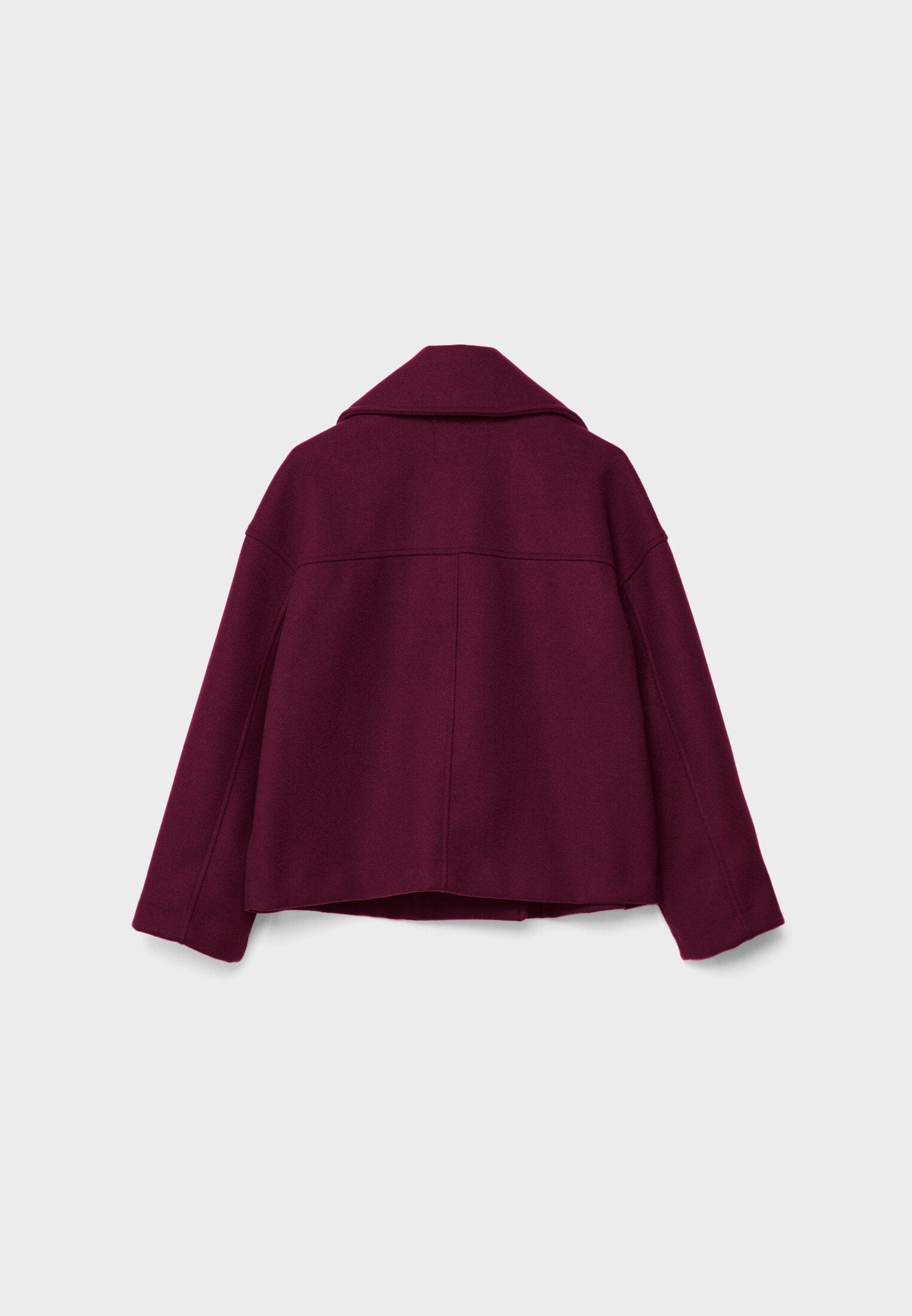 Korte trenchcoat - Dames loose fit korte trenchcoat met twee rijen knopen-Boetiek Moda