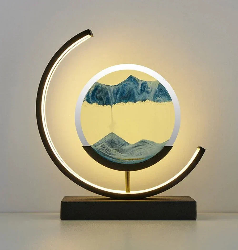 Lamp voor zandkunst - Decoratief - Bewegend zand - Tafellamp - LED-lampjes-Boetiek Moda