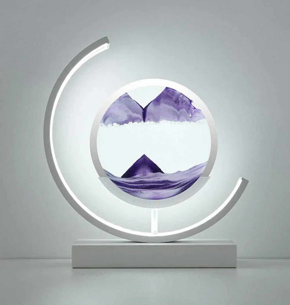 Lamp voor zandkunst - Decoratief - Bewegend zand - Tafellamp - LED-lampjes-Boetiek Moda