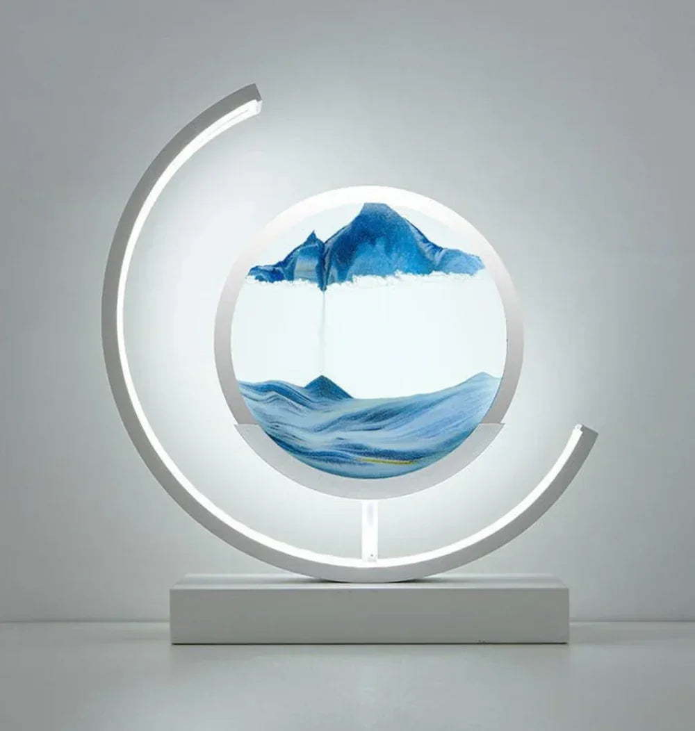 Lamp voor zandkunst - Decoratief - Bewegend zand - Tafellamp - LED-lampjes-Boetiek Moda