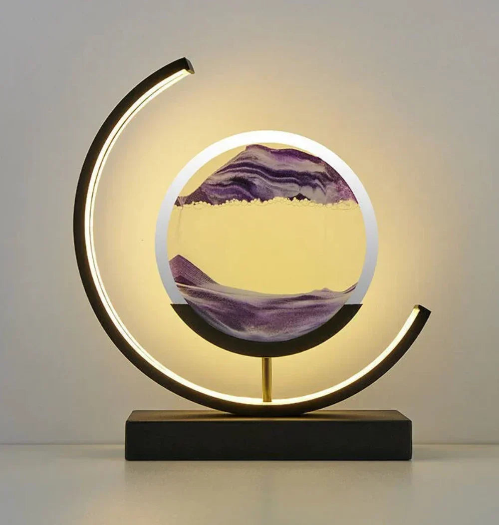 Lamp voor zandkunst - Decoratief - Bewegend zand - Tafellamp - LED-lampjes-Boetiek Moda