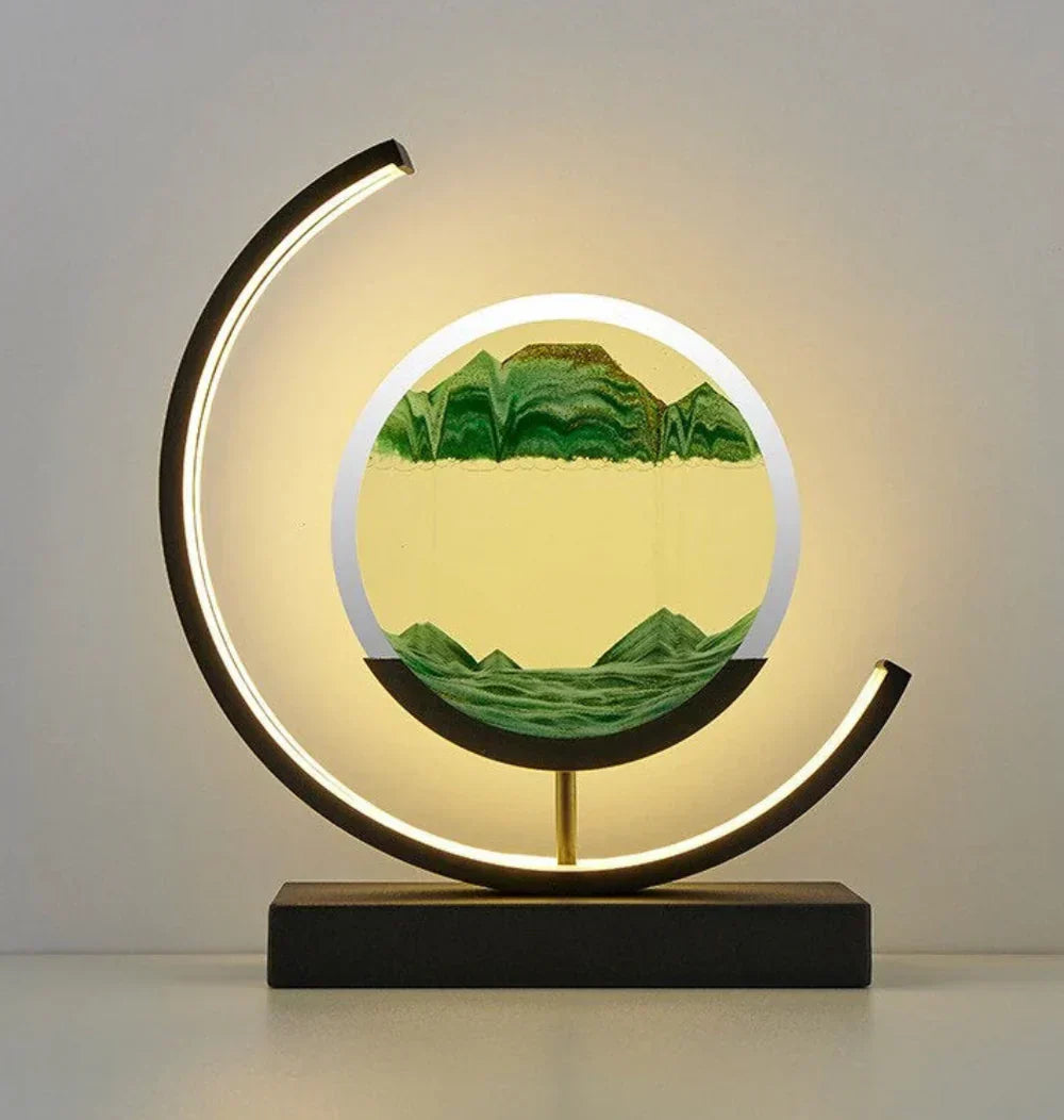 Lamp voor zandkunst - Decoratief - Bewegend zand - Tafellamp - LED-lampjes-Boetiek Moda