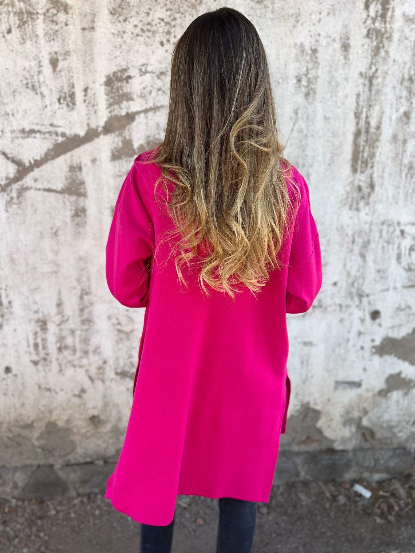 Lange Hoodie | Hooded | Loose Fit | Zip Hoodie | Zip Vest-Boetiek Moda