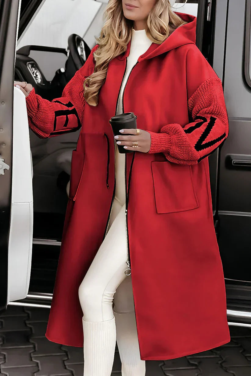 Lange Mantel - Kap - Herfst - Oversized Jas - Dameskleding-Boetiek Moda