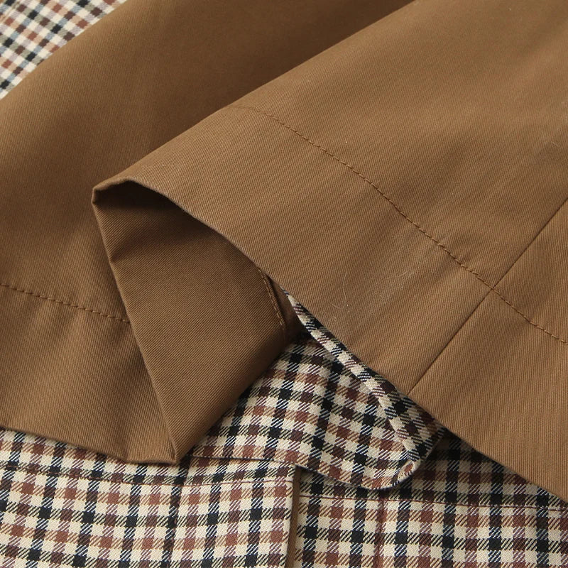 Lange Trench Coat - Dames Single Breasted Oversized Trench Coat-Boetiek Moda