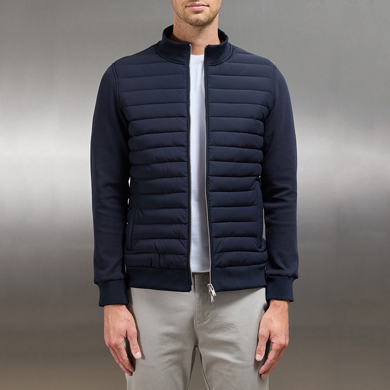 Lange mouw gilet | Rits | Gewatteerd | Zomerjas | Herenjas-Boetiek Moda