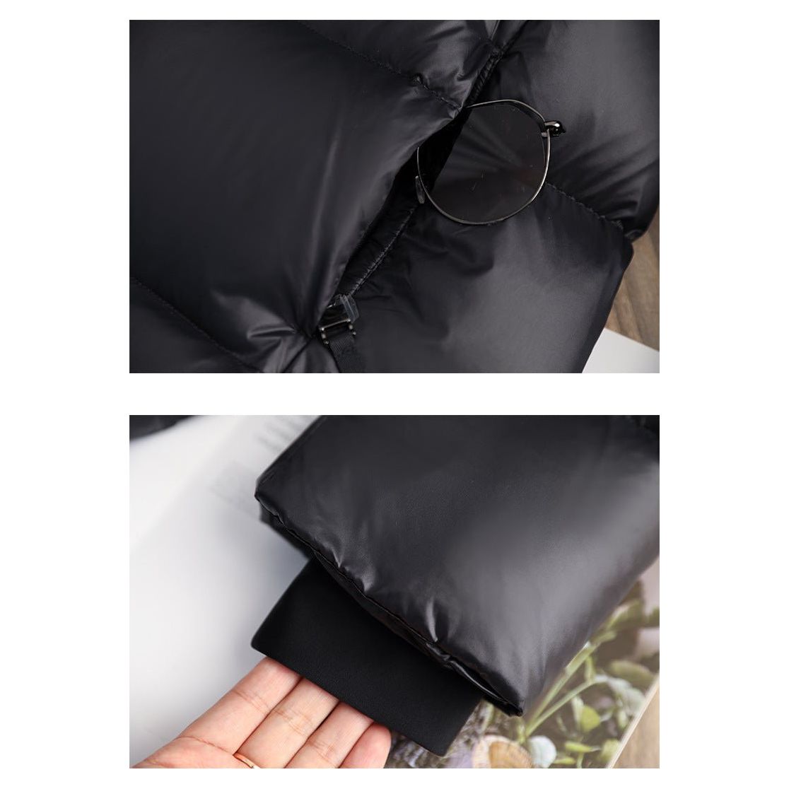 Lange pufferjas | Met capuchon | Waterdicht | Lange gewatteerde jas | Winterjas voor dames-Boetiek Moda