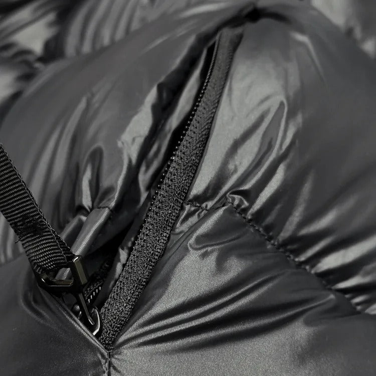 Lange pufferjas | Met capuchon | Waterdicht | Lange gewatteerde jas | Winterjas voor dames-Boetiek Moda