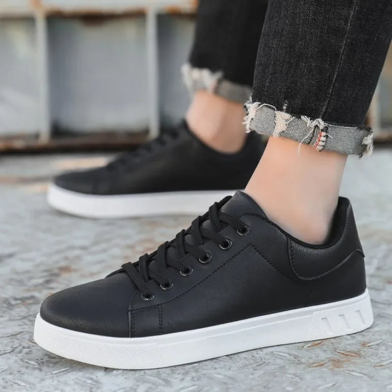 Leren Sneakers | Casual | Veterschoenen | Trendy Sneakers | Herensneakers-Boetiek Moda