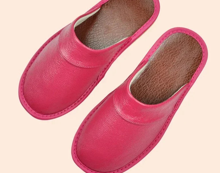 Leren pantoffels - Slip On - Ergonomisch - Winterpantoffels - Herenpantoffels-Boetiek Moda