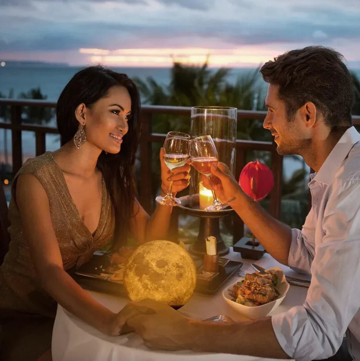 Levitatielamp - Sfeer - Nachtkastje - Maanlamp - Tafellamp-Boetiek Moda