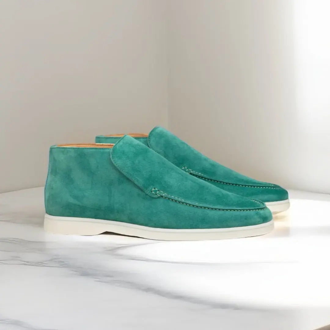 Loafers - Sloffen van suède voor heren-Boetiek Moda