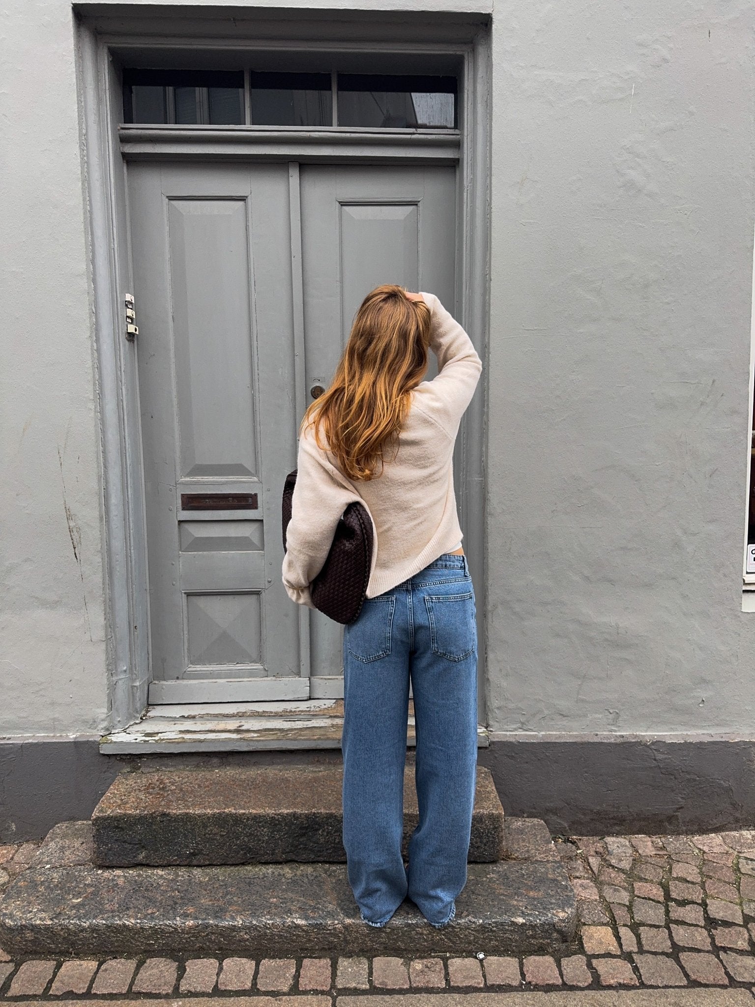 Loose Fit Jeans - Damesjeans met normale taille en rechte pijpen-Boetiek Moda