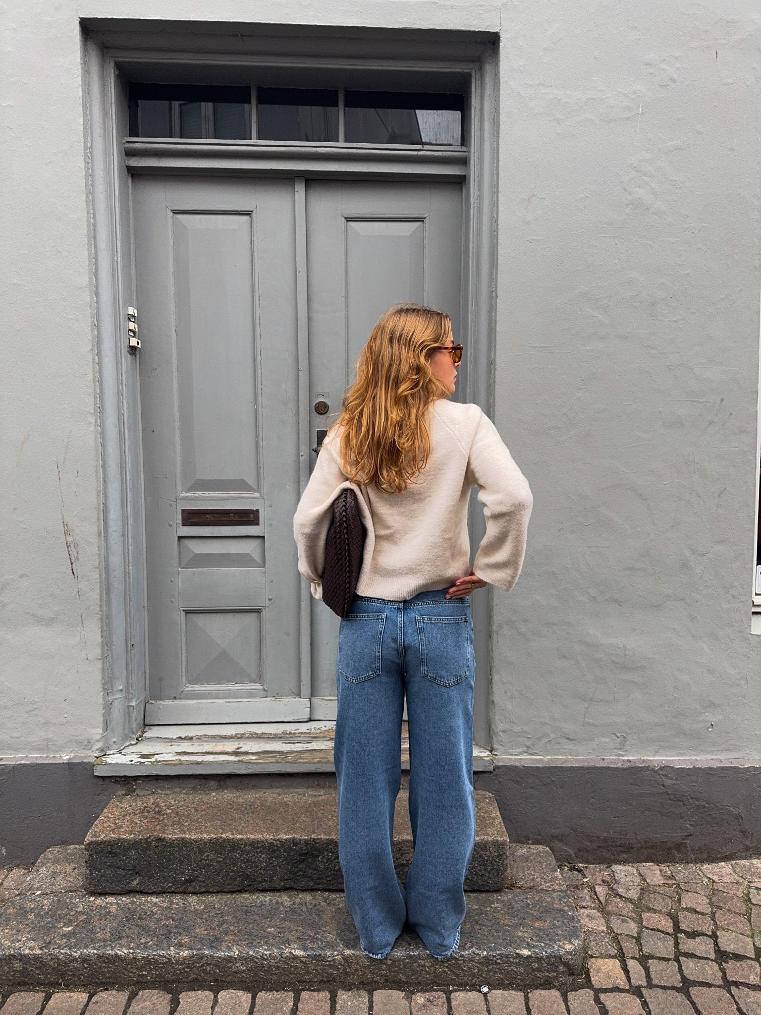 Loose Fit Jeans - Damesjeans met normale taille en rechte pijpen-Boetiek Moda