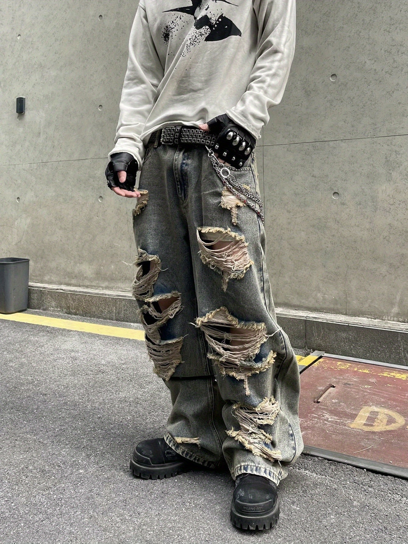 Losse Jeans | Gewassen | Hiphop | Baggy jeans | Herenjeans-Boetiek Moda