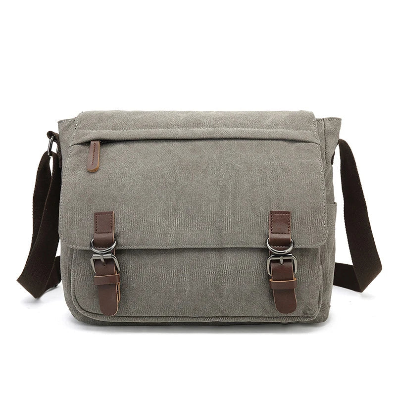 Mannelijke Schoudertassen - Verstelbare Riem - Zakken - Canvas Tas - Over de Schouder Tassen voor Jongens-Boetiek Moda