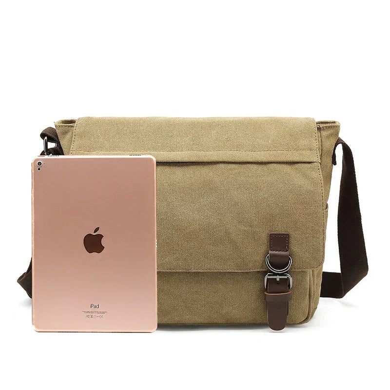 Mannelijke Schoudertassen - Verstelbare Riem - Zakken - Canvas Tas - Over de Schouder Tassen voor Jongens-Boetiek Moda
