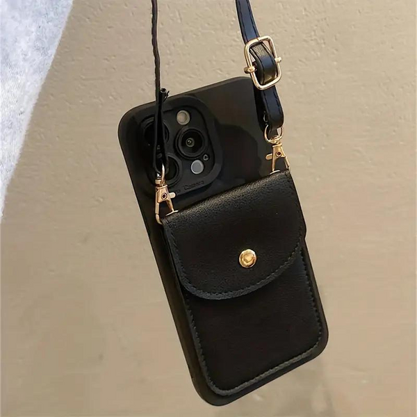 Marissa Telefoonhoesje | Crossbody Portemonnee Telefoonhoesje met Riem-Boetiek Moda