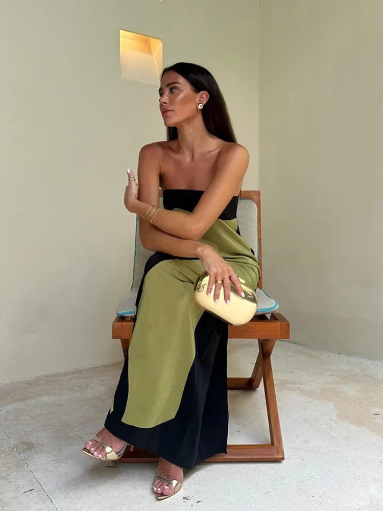 Maxi jurk | Elegant | Tube | Strapless jurk | Maxi Sundress-Boetiek Moda