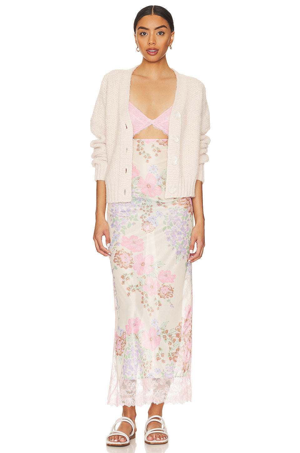 Maxi jurk | Open rug | Mouwloos | Uitgesneden jurk | Zomerjurk-Boetiek Moda