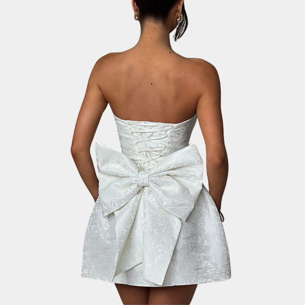 Mini-jurk | Strapless | Strik | Korsetjurk | Feestjurk-Boetiek Moda